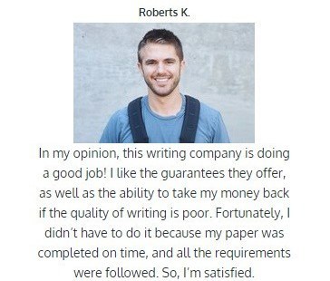 Essay writing company testimonials
